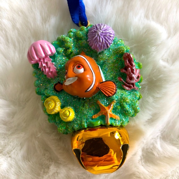 Disney Parks Finding Nemo Dory and Nemo Christmas Bell Ornament Set - Picture 6 of 7